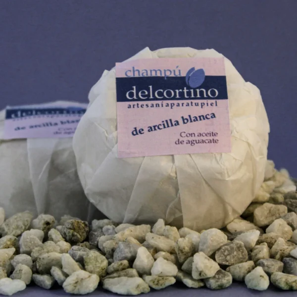 Champú de arcilla blanca